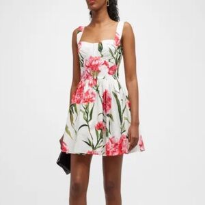 Floral Print Sweetheart Mini Dress size SMALL
